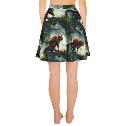 Skater Skirt - Whiskered Enigma