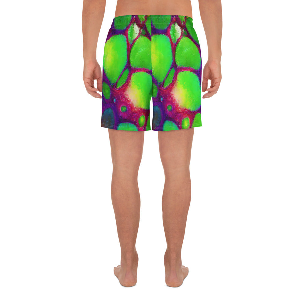 Men's Athletic Shorts - Acid Raindrops