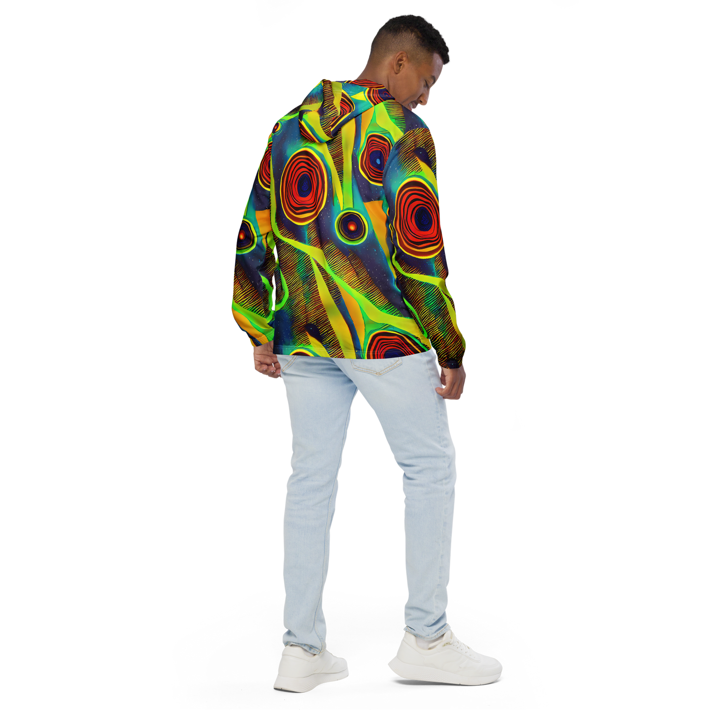 Men's Windbreaker - Galactic Pulse