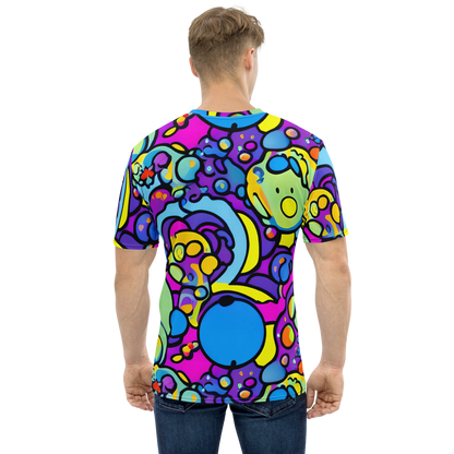 Men's Crew Neck T-Shirt - Radiant Lagoon