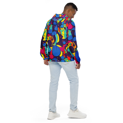 Men's Windbreaker - Psychedelic Harmony