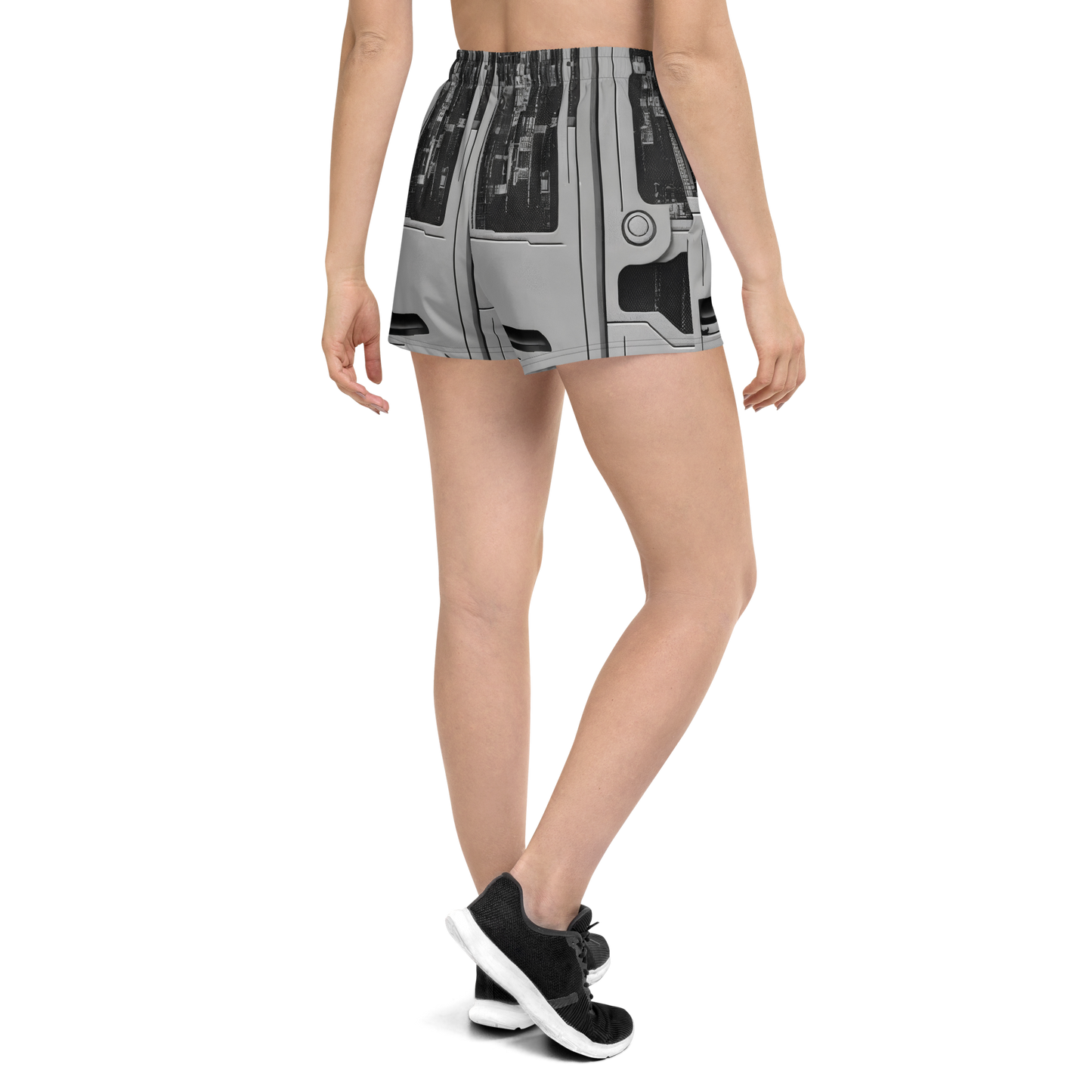 Women’s Athletic Shorts - Concrete Harmony