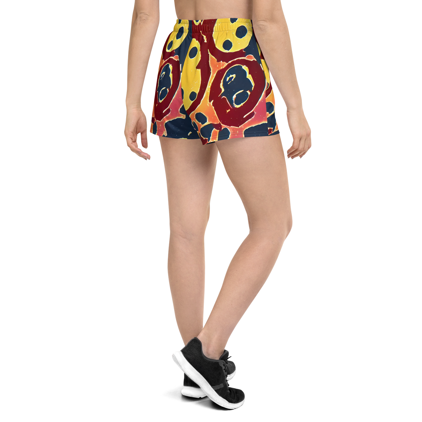 Women’s Athletic Shorts - Sunset Silhouette