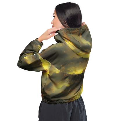 Women's Cropped Windbreaker - Crimson Tide