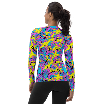 Women's Rash Guard - Neon Jive