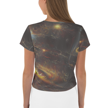 Women's Crop Tee - Quantum Illusions