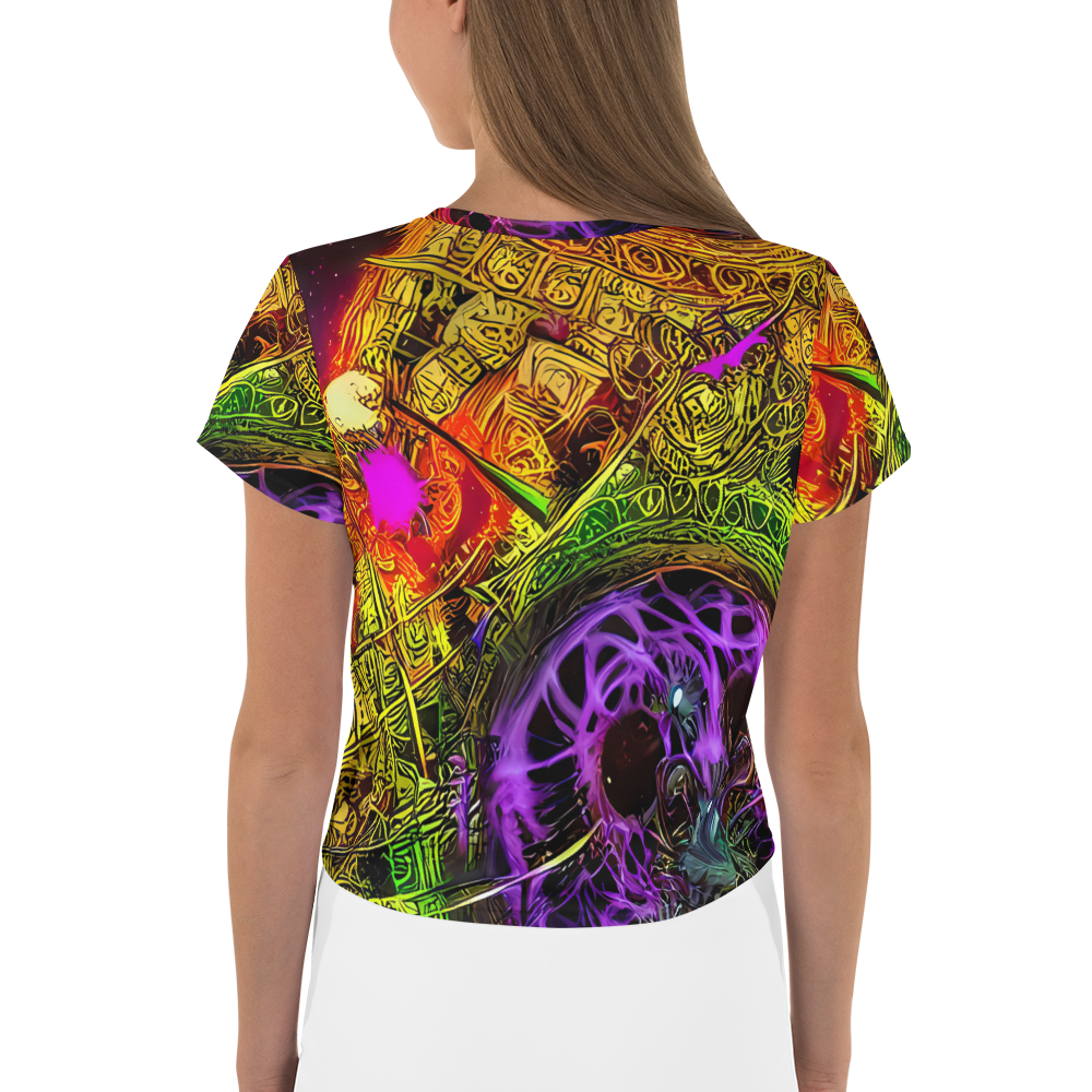 Women's Crop Tee - Neon Glyphworks