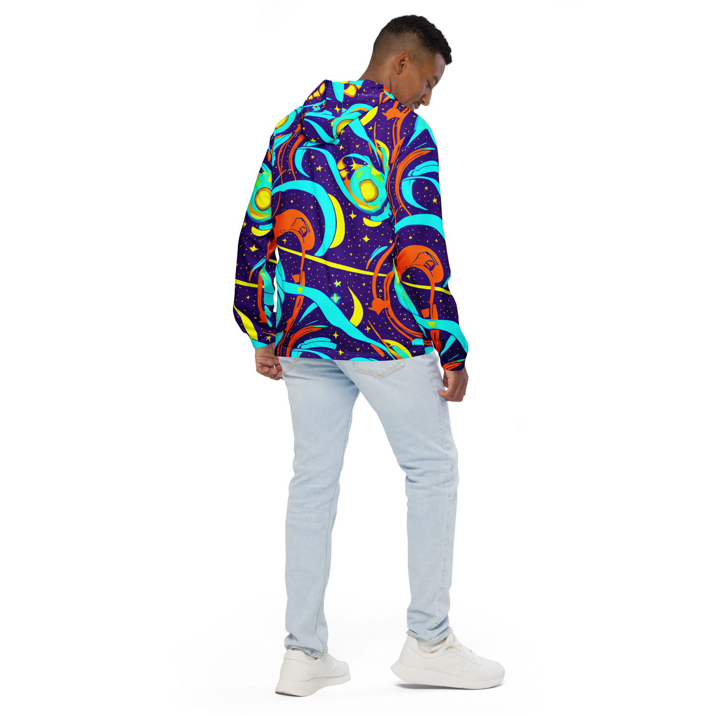 Men's Windbreaker - Stellar Swirl