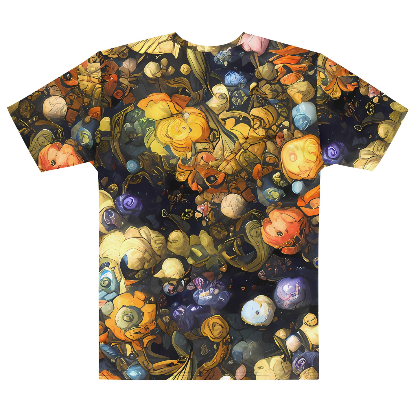 Men's Crew Neck T-Shirt - Baroque Blossom