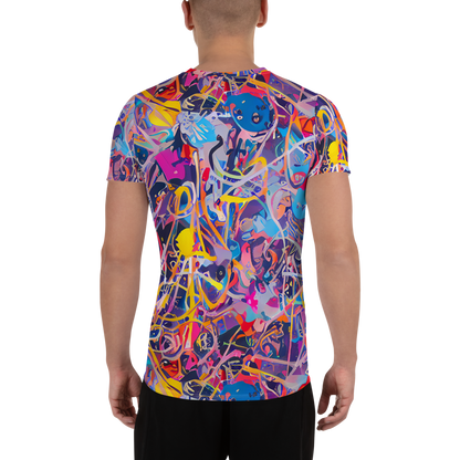 Men's Athletic T-Shirt - Vibrant Fusion