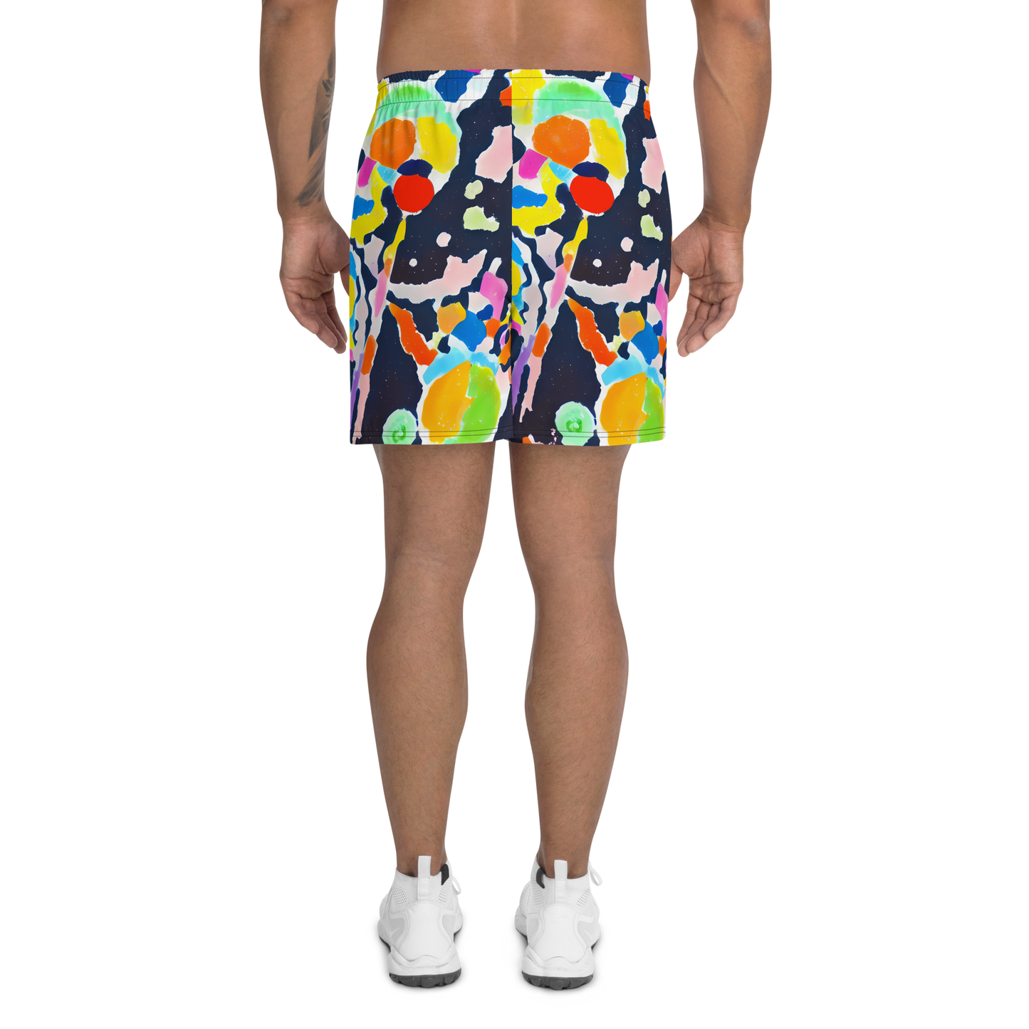 Men's Athletic Shorts - Kaleido Burst