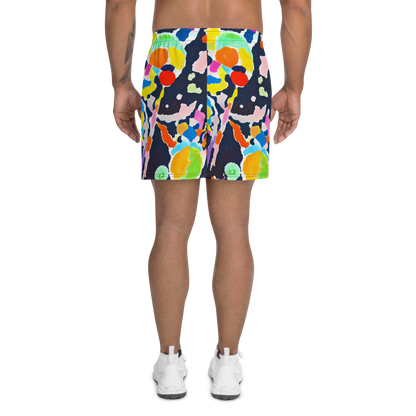 Men's Athletic Shorts - Kaleido Burst