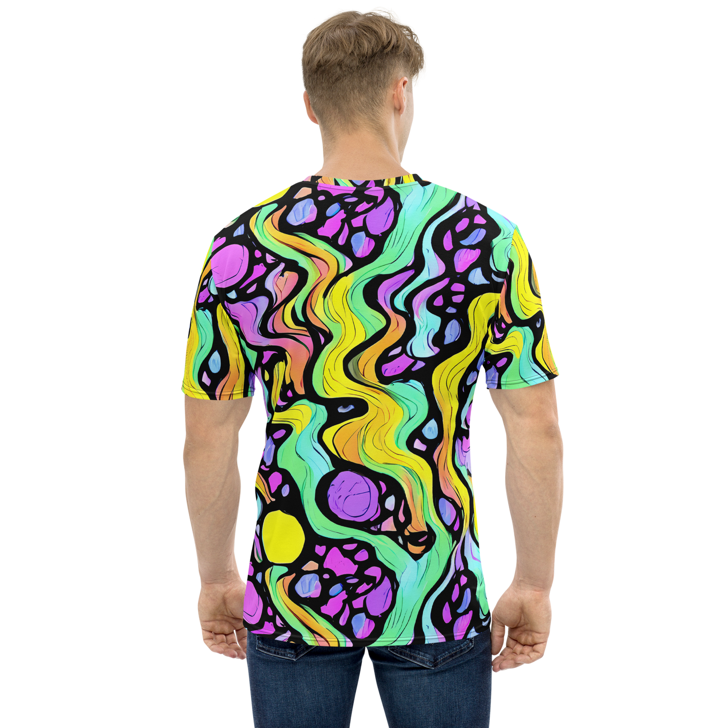 Men's Crew Neck T-Shirt - Sillman Swirl