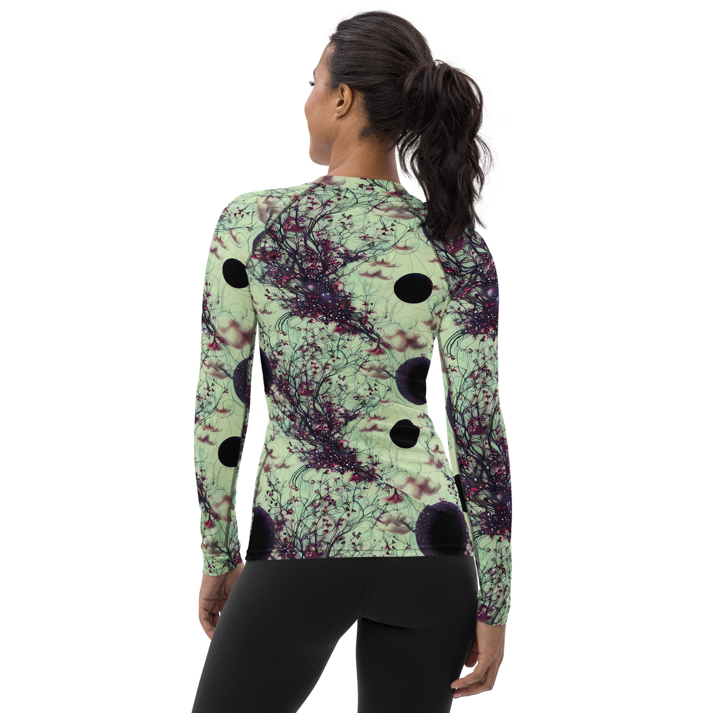 Women's Rash Guard - Celestial Bloom