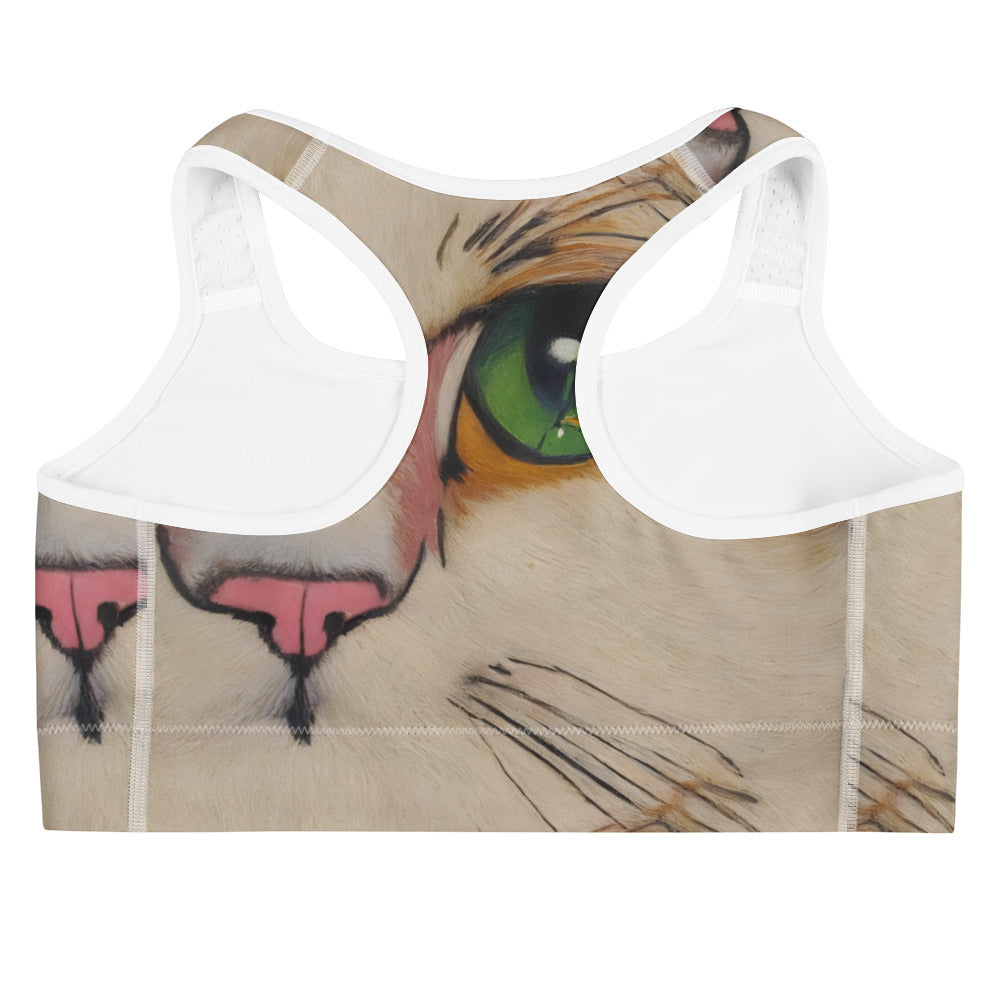 Sports Bra - Emerald Gaze