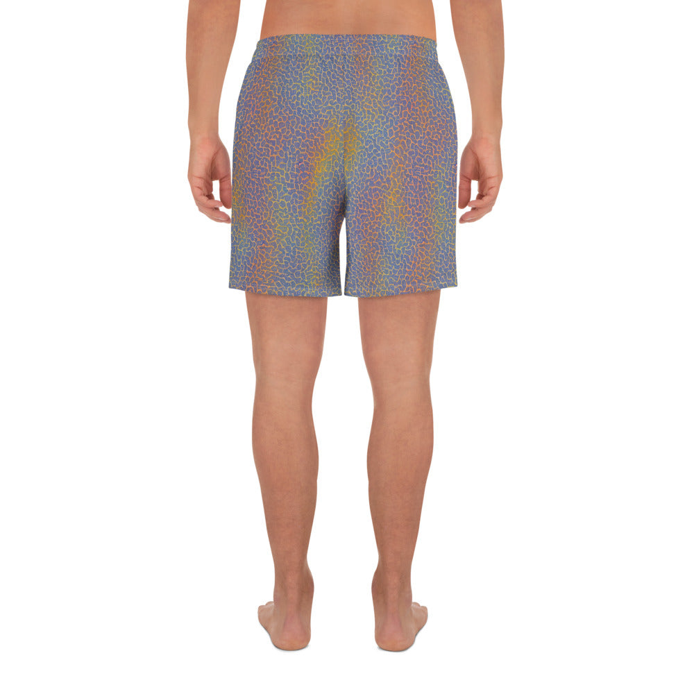 Men's Athletic Shorts - Martian Gridlock