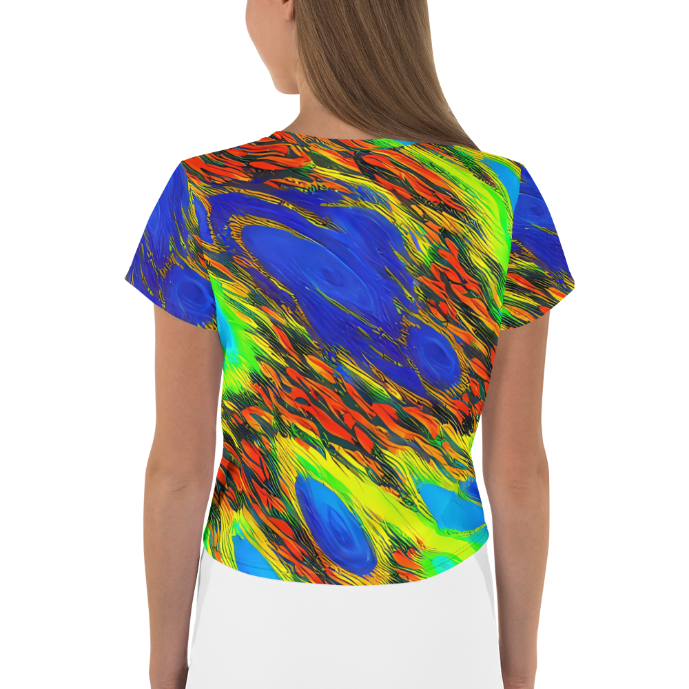 Women's Crop Tee - Hodgkin's Blaze