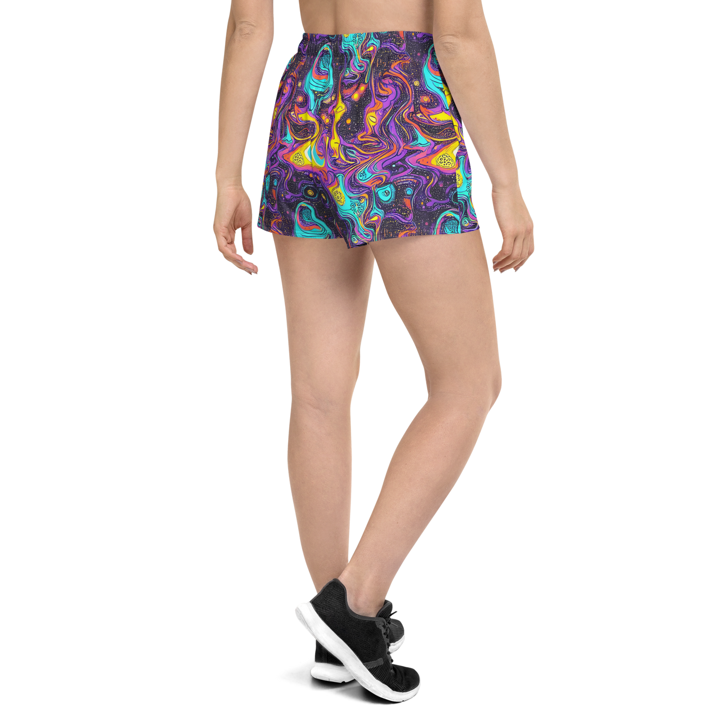 Women’s Athletic Shorts - Hutty Nebula