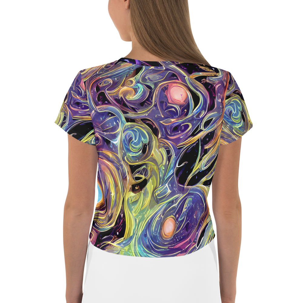 Women's Crop Tee - Lebacq Swirl