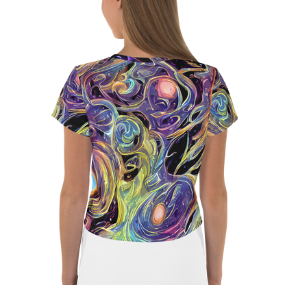 Women's Crop Tee - Lebacq Swirl