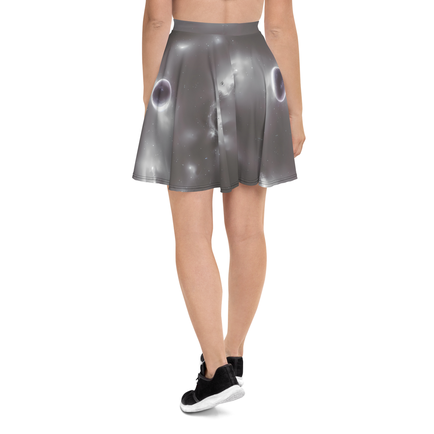 Skater Skirt - Silver Nebula