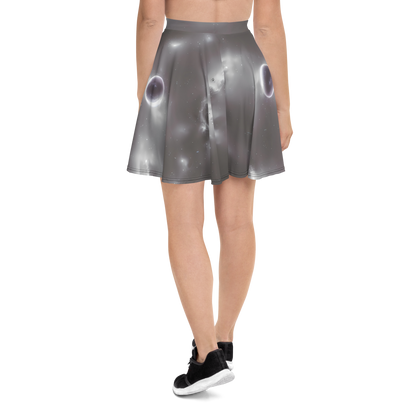 Skater Skirt - Silver Nebula