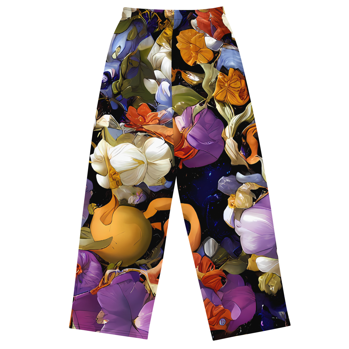 Wide-Leg Pants - Blooming Cosmos