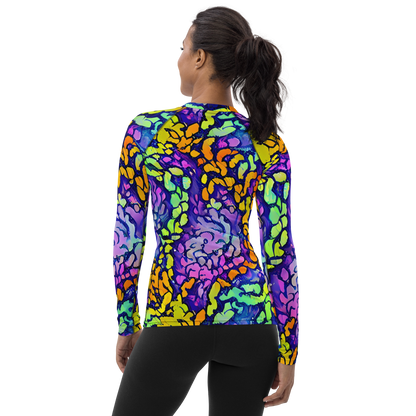 Women's Rash Guard - Surreal Waveforms