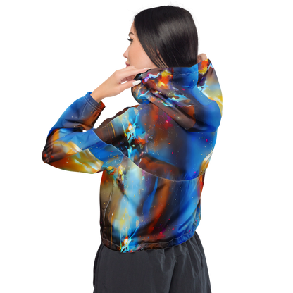 Women's Cropped Windbreaker - Inspired Illusion