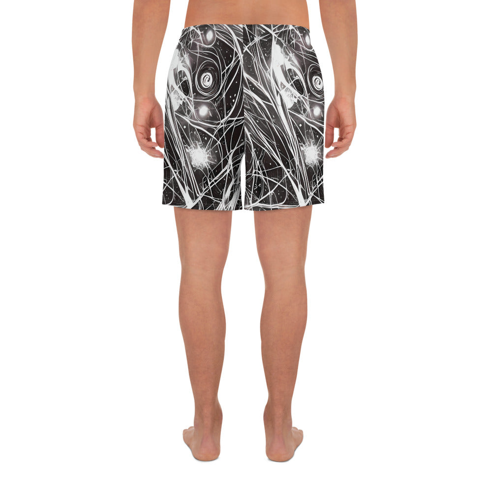 Men's Athletic Shorts - Twilight Vortex