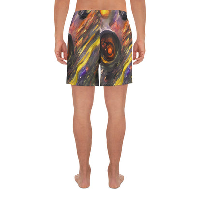 Men's Athletic Shorts - Orbiting Embers