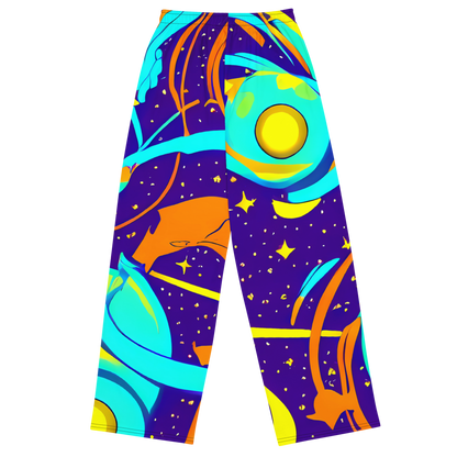 Wide-Leg Pants - Stellar Swirl