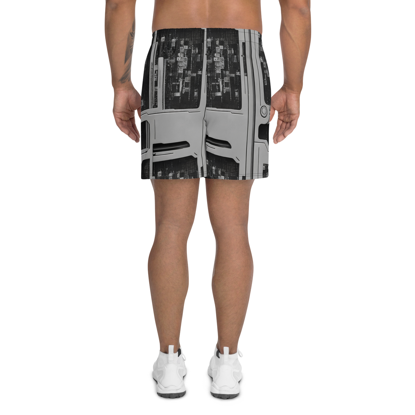 Men's Athletic Shorts - Concrete Harmony