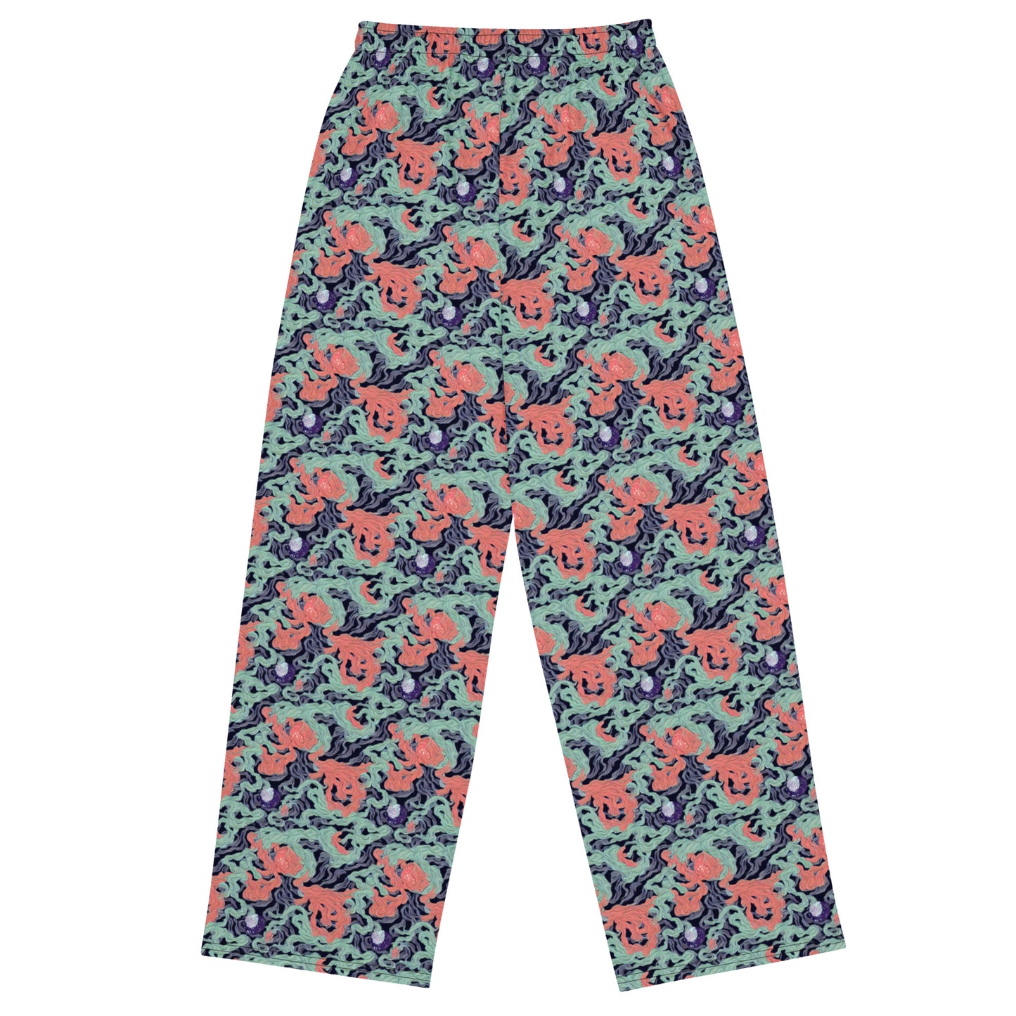 Wide-Leg Pants - Cosmic Coral