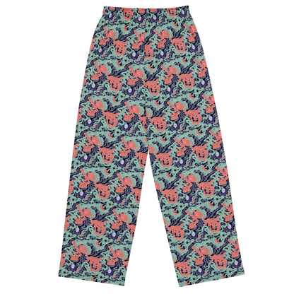 Wide-Leg Pants - Cosmic Coral