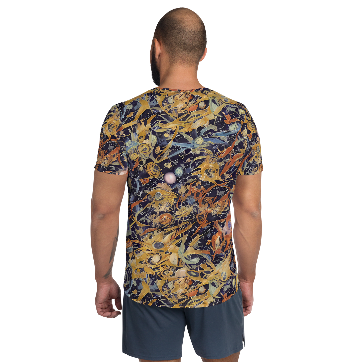 Men's Athletic T-Shirt - Quantum Symmetry