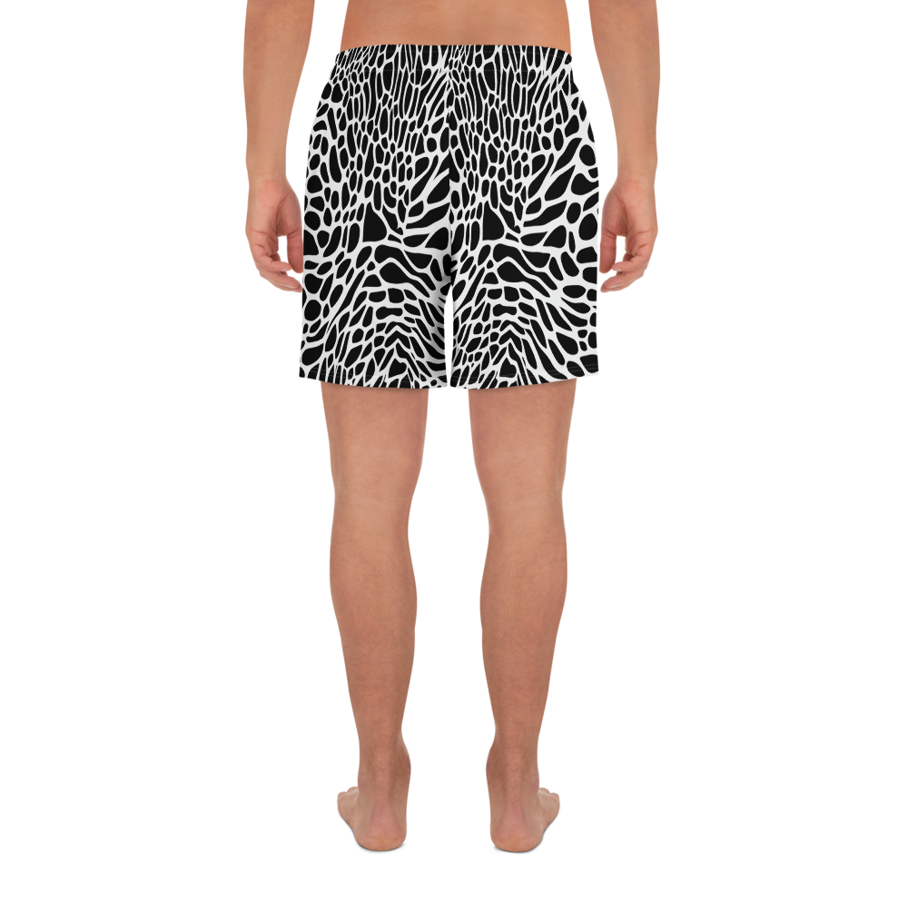 Men's Athletic Shorts - Monochrome Mystique