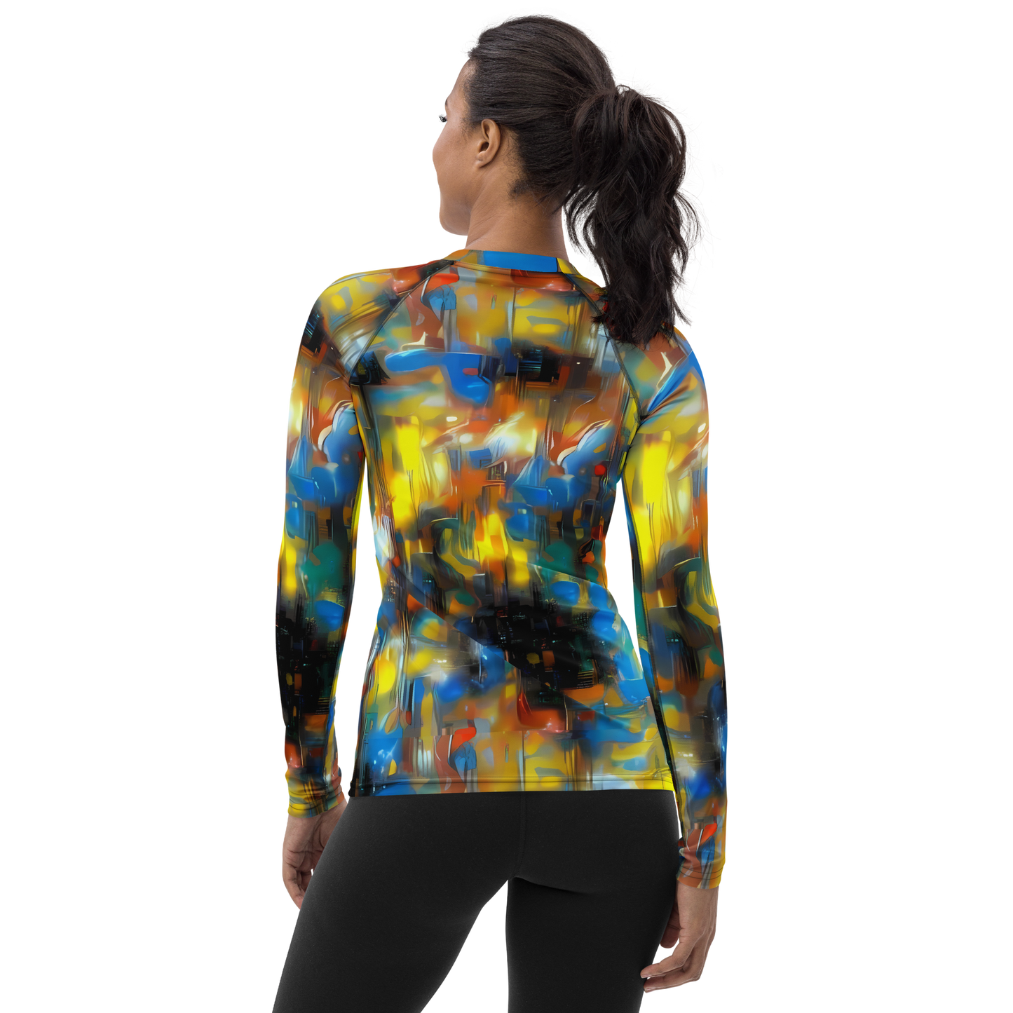 Women's Rash Guard - Wallis Warp