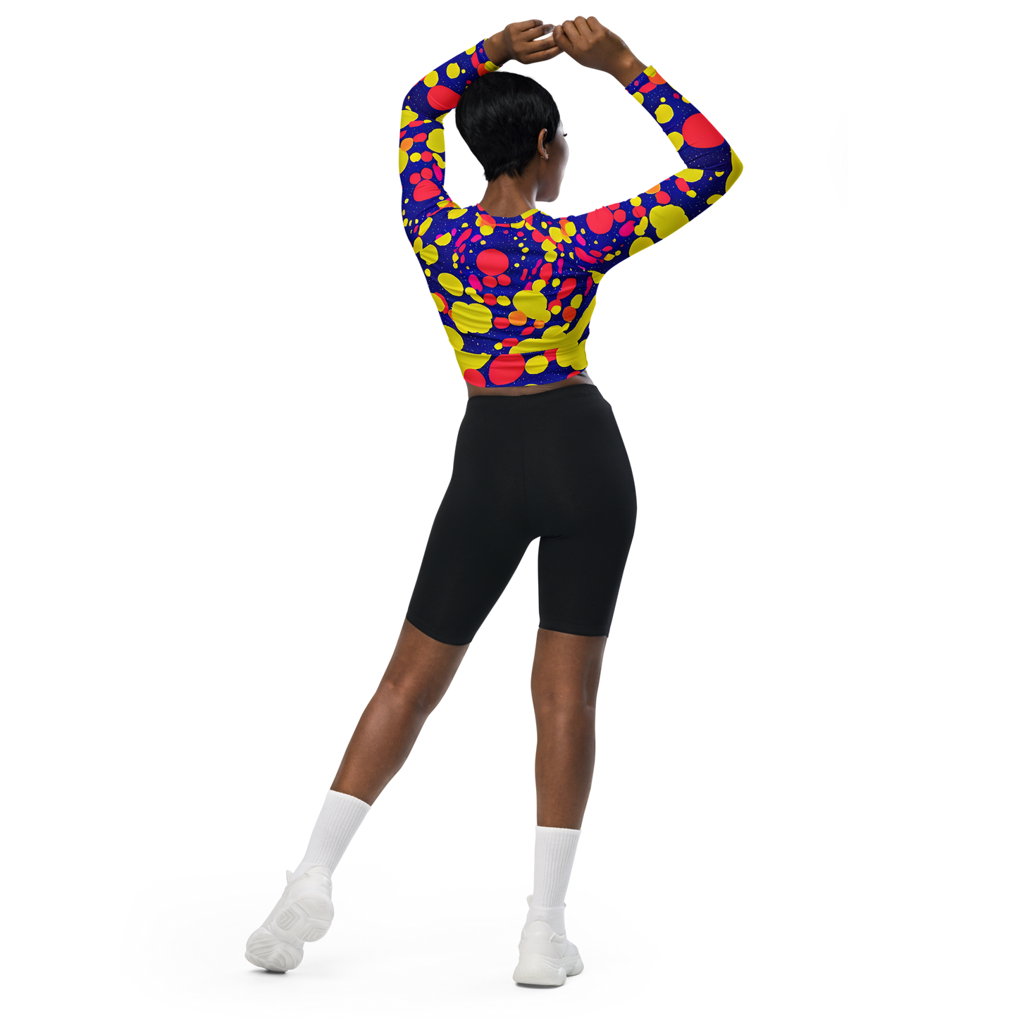 Long Sleeve Crop Top - Void Visions