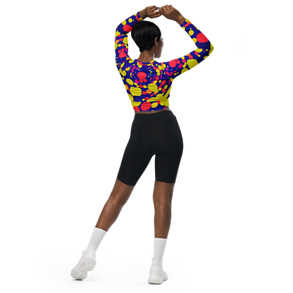 Long Sleeve Crop Top - Void Visions