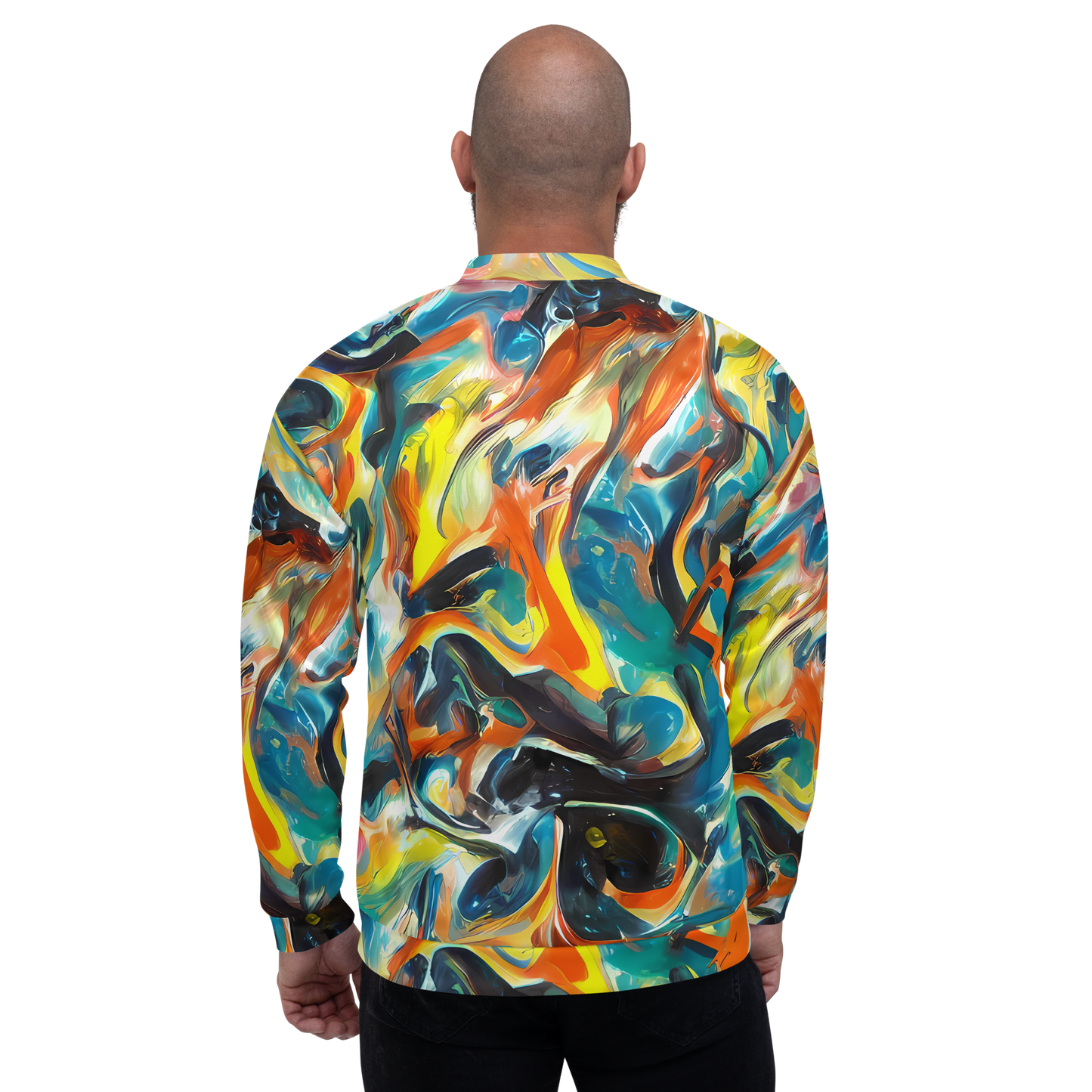 Bomber Jacket - Chromatic Vortex