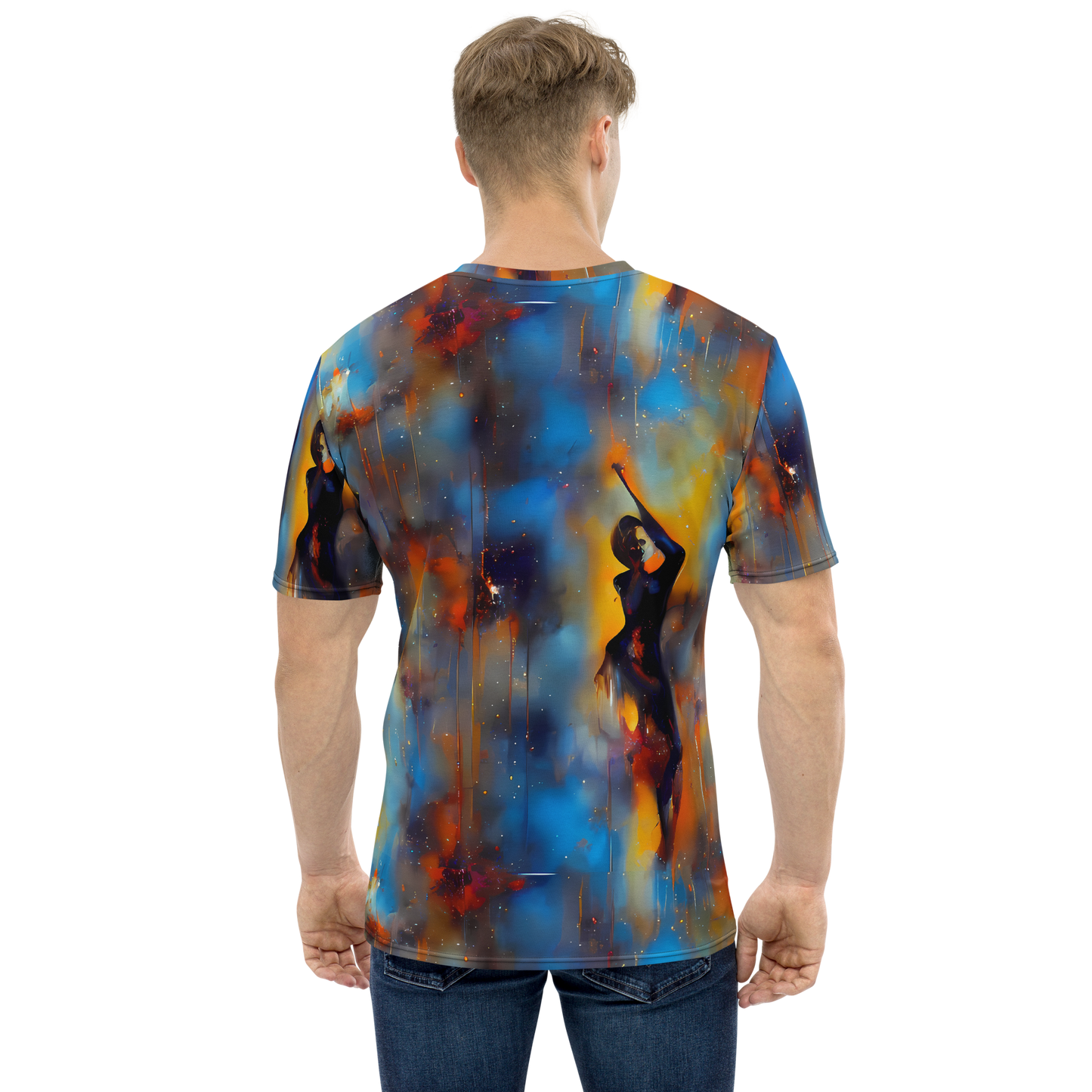 Men's Crew Neck T-Shirt - Cobalt Vogue