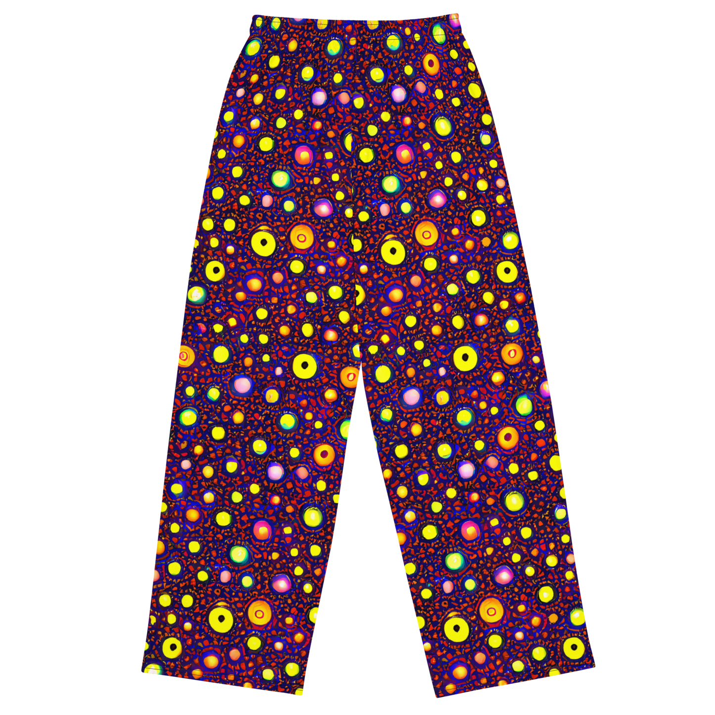 Wide-Leg Pants - Cosmic Dotscape