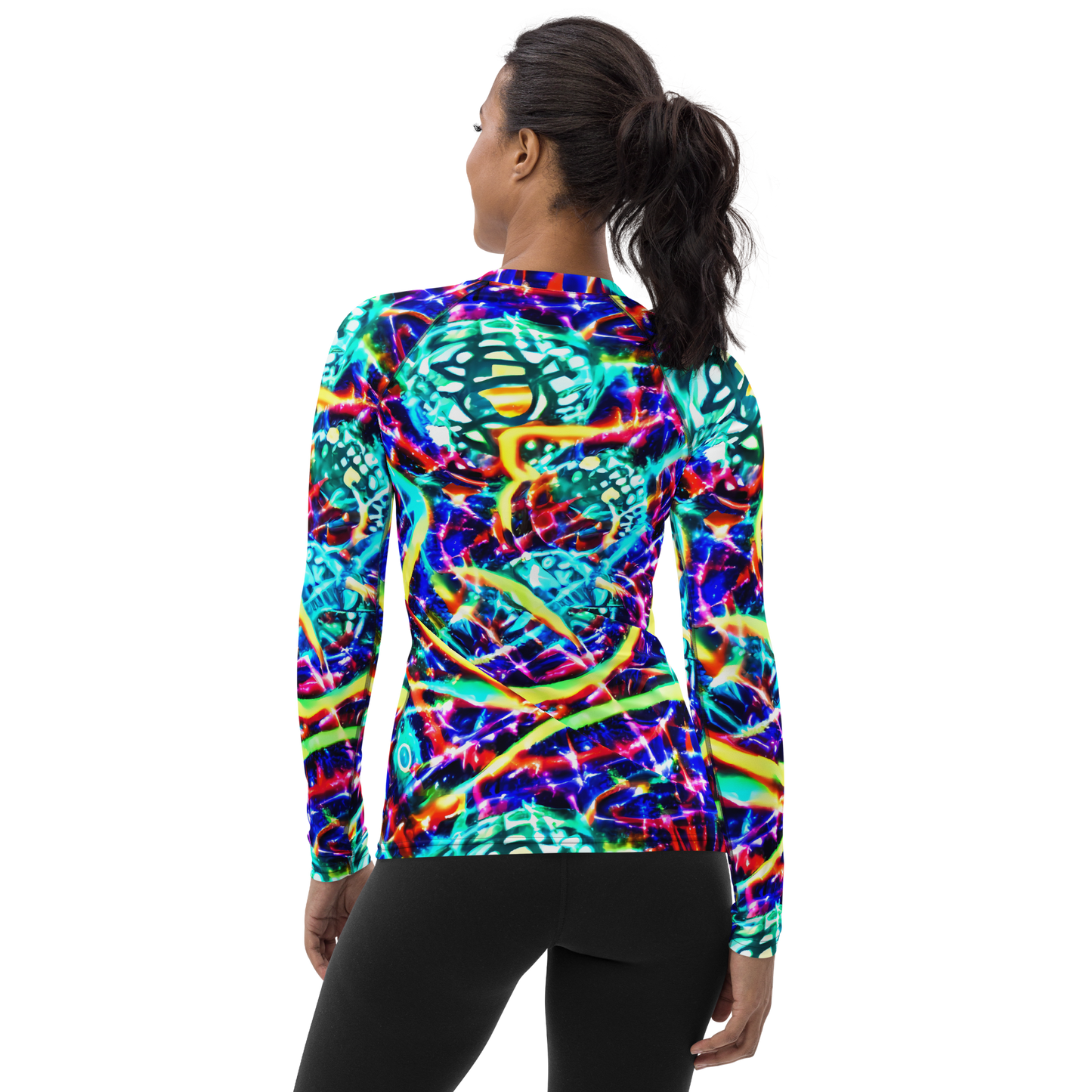 Women's Rash Guard - Fynesian Galaxy