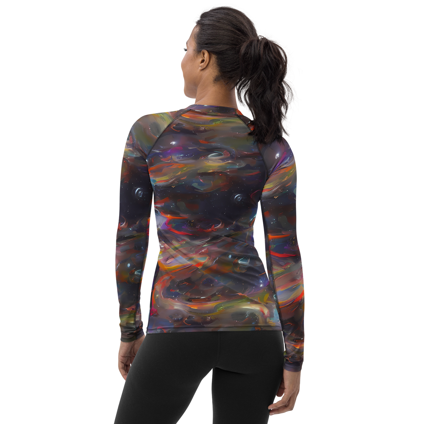 Women's Rash Guard - Chromatic Flux