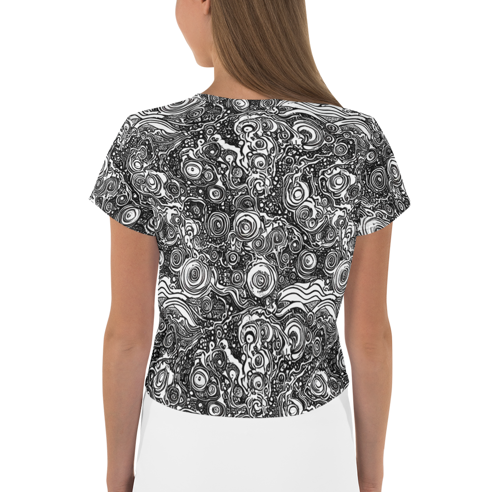 Women's Crop Tee - Swirling Stories