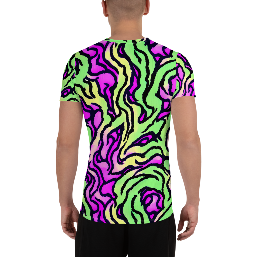 Men's Athletic T-Shirt - Mintchine Maze