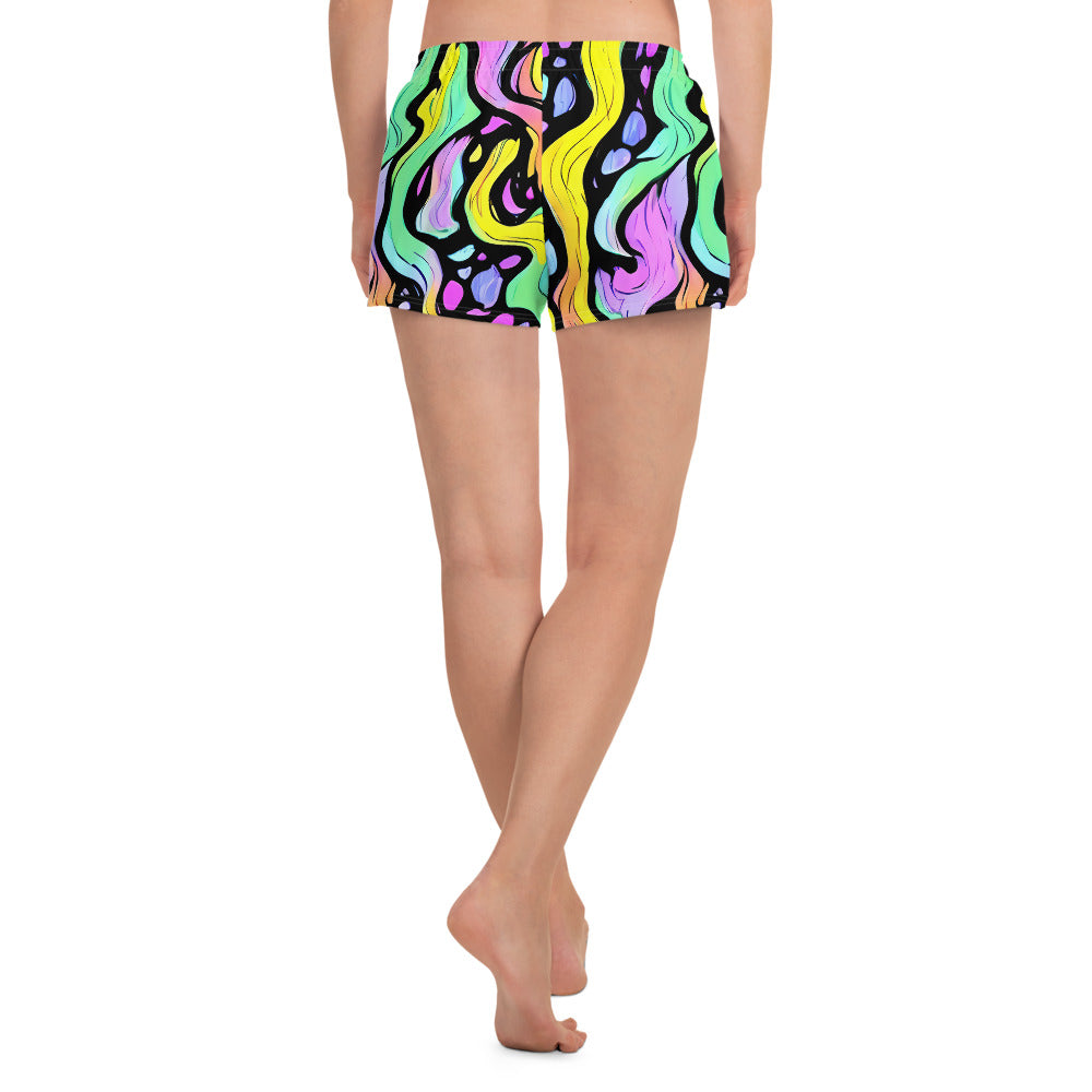 Women’s Athletic Shorts - Sillman Swirl