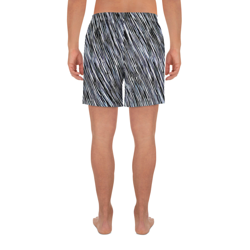 Men's Athletic Shorts - Dupain Waves