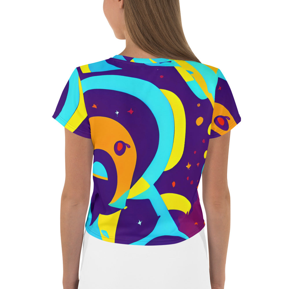 Women's Crop Tee - Gerace Geometry